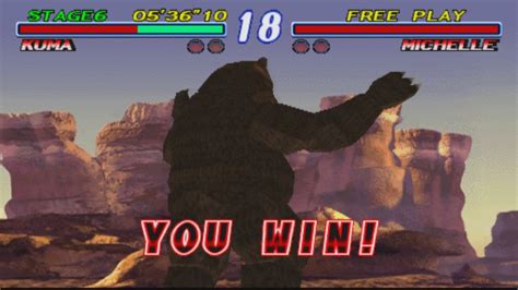 Tekken 2 Arcade Mode - Kuma - YouTube