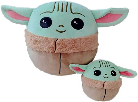 Jeux et Jouets Baby Yoda Plush Toy 10 inch - 26cm The Mandalorian Child Plush Stuffed Pillow ...