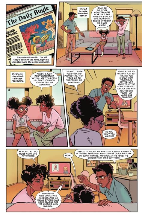 Moon Girl and Devil Dinosaur #1 Preview: Parents Just Don't Understand