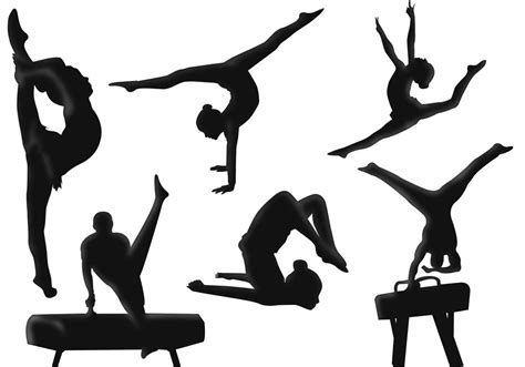 Gymnastic Vectors | Vector art, Free vector art, Gymnastics