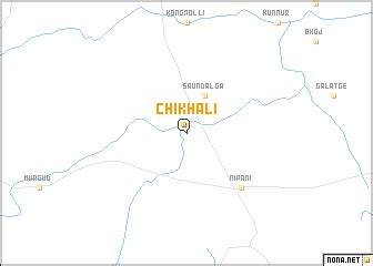 Chikhali (India) map - nona.net