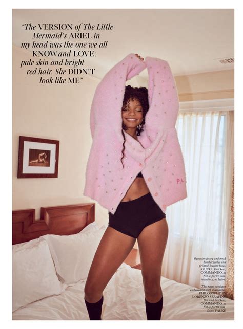 HALLE BAILEY in British Vogue, May 2023 – HawtCelebs