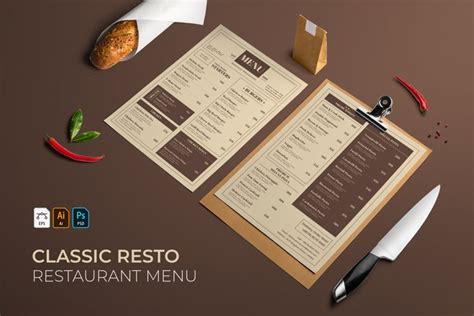 Classic | Restaurant Menu