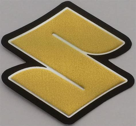 Suzuki logo metallic sticker