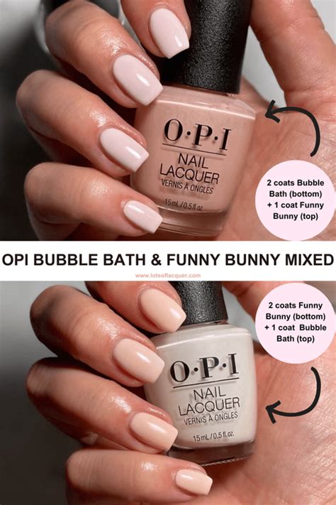 OPI Bubble Bath and Funny Bunny Combo — Lots of Lacquer