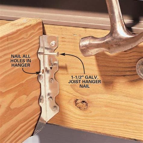 How to Install Joist Hangers (DIY) | Family Handyman