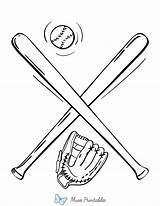 Baseball Bat Coloring Page Printable  Free Templates sketch template