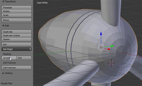 interface - Where is the smooth / flat shading property of an object? - Blender Stack Exchange