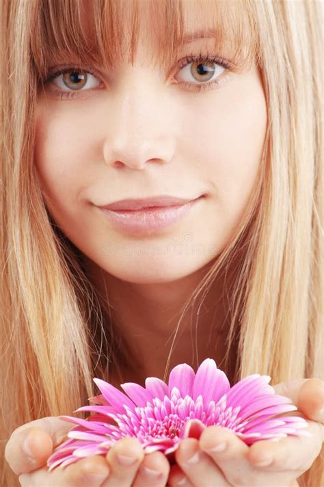 Romantic girl stock image. Image of portrait, happy, holding - 13301965