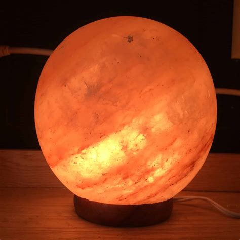 7.25″ Sphere Himalayan Salt Lamp | Shattuckite – Inspirit Crystals