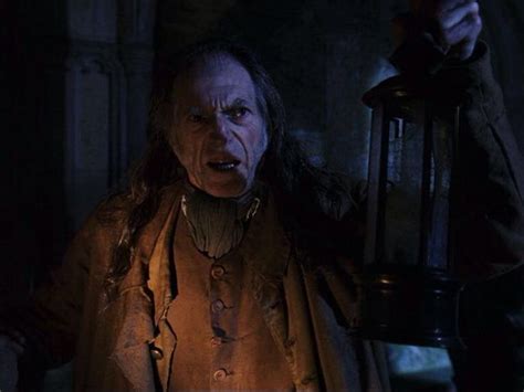 Y1: Argus Filch, Hogwart's caretaker. | Wizarding world of harry potter, Wizarding world, Hogwarts