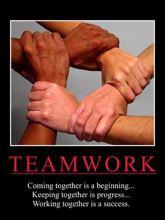 Motivational Poster Teamwork Design -Inspiration Mot