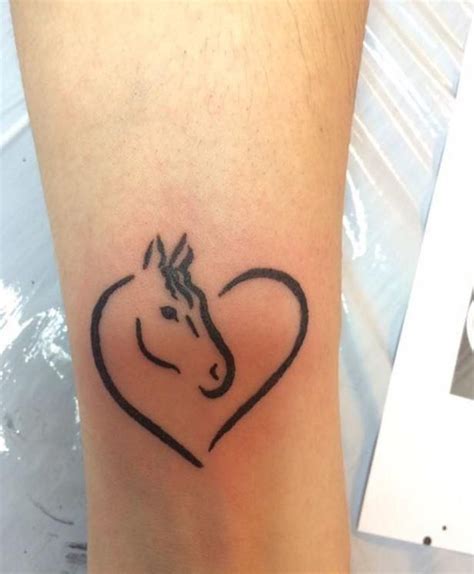 15 Beautiful Horse Tattoos and their Meaning | Small horse tattoo, Shoe ...