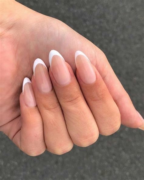 White French Tip Nails Short - Beauty & Health