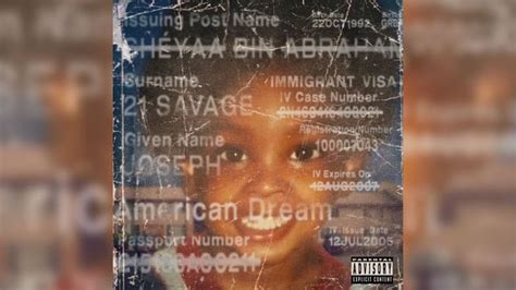 21 Savage announces 'American Dream' album - The Music Universe