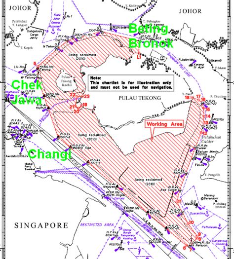 wild shores of singapore: Massive reclamation at Pulau Tekong continues ...