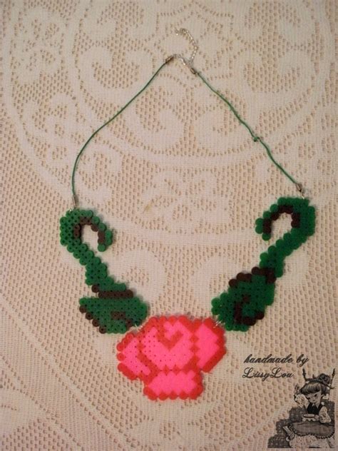 Handmade by Lissy Lou: Poison Ivy Key Chain + Necklace + Hairband