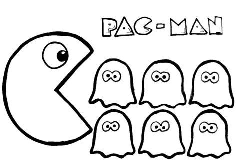 Pac Man Coloring Pages | Best Printable Coloring Pages