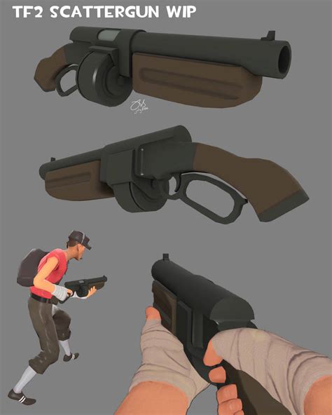 TF2 Scattergun WIP by Elbagast on DeviantArt