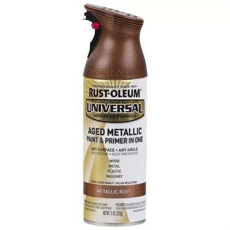 Rust-Oleum 11oz Universal Aged Metallic Spray Paint Brown in 2020 ...