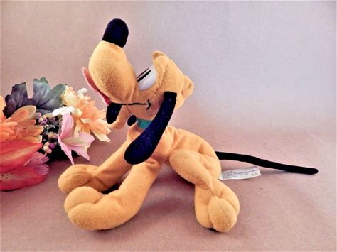 Pluto Dog 6" Pellet Stuffed Animal Authentic Disney Character Vintage Mattel Toy #Mattel | Plush ...