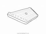 Lap Harp Coloring Page For Kids  Free Printable Pages sketch template