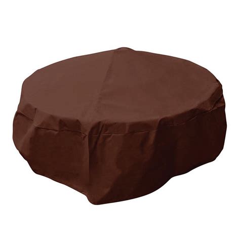 Backyard Basics Universal Fit 38 in. Round Firepit Cover 07844BBGD ...