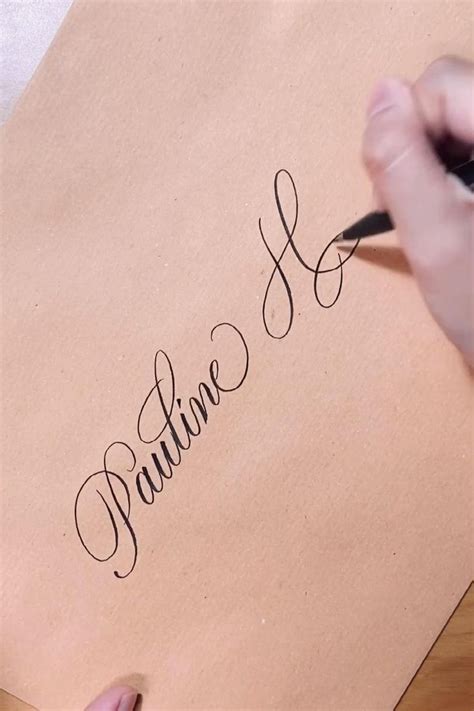 Copperplate Calligraphy- Pauline [Video] in 2022 | Hand lettering tutorial, Calligraphy course ...
