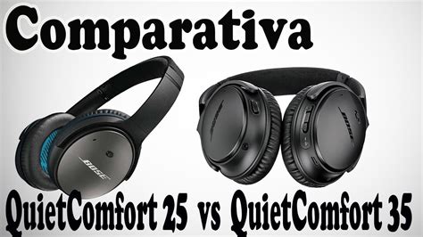 Bose QC25 Vs Bose QC35 Comparativa - YouTube