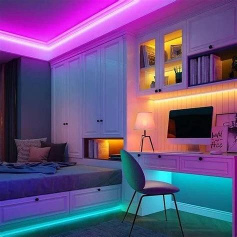 50ft Color Changing LED Light Strip (Remote Included) - Skytrendy | Dream rooms, Led lighting ...