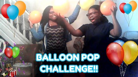 BALLOON POP CHALLENGE!!! - YouTube