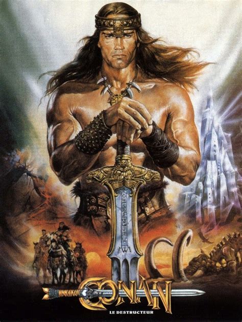 Conan The Destroyer......... | Barbarian movie, Movie posters, Best movie posters