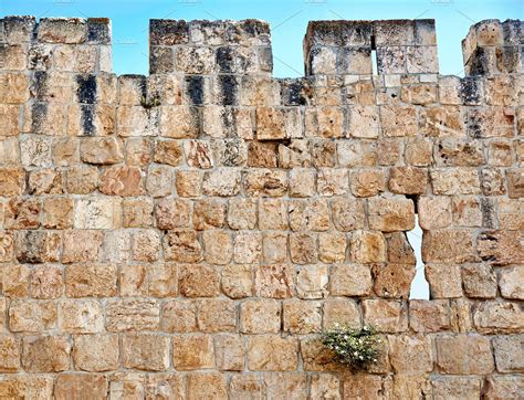 Wall of the Old city of Jerusalem | High-Quality Architecture Stock Photos ~ Creative Market