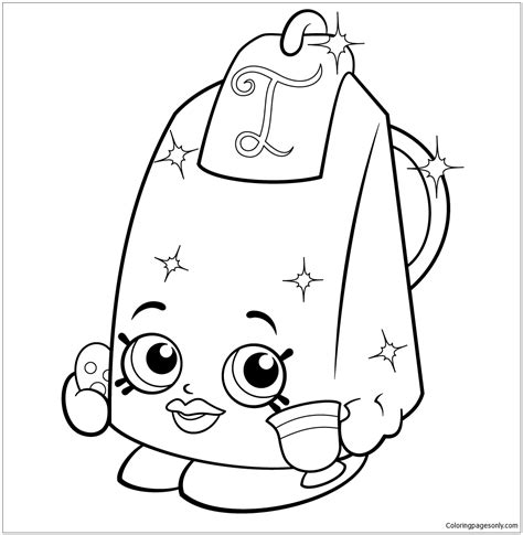 Energy Limited Edition Shopkins Coloring Page - Free Printable Coloring Pages