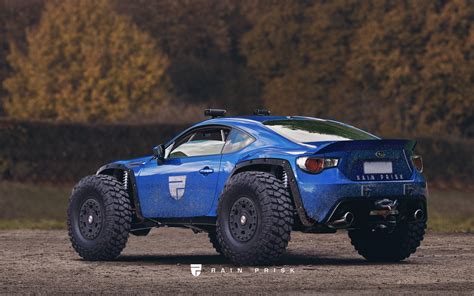 2017 Subaru BRZ Baja Racer rendering - #Subaru #BRZ #Baja #Racer #rendering