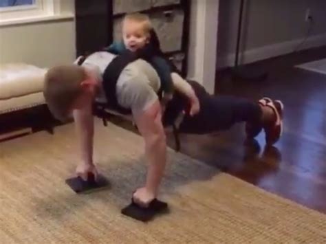 This fitness-focused dad created workout equipment that helps him e...