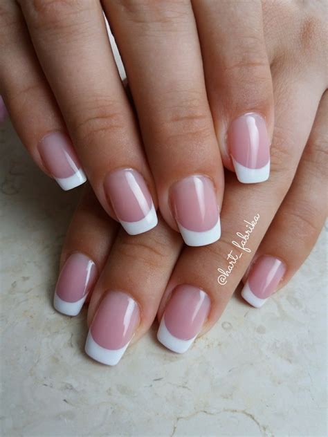 French manicure.Gel nails. | French tip gel nails, French manicure gel nails, Gel nails french