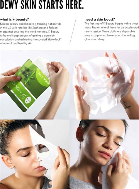 Green Tea Facial Sheet Mask – Shop Miss A