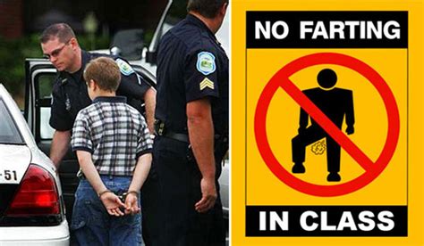 13-Year-Old Arrested for Farting in School