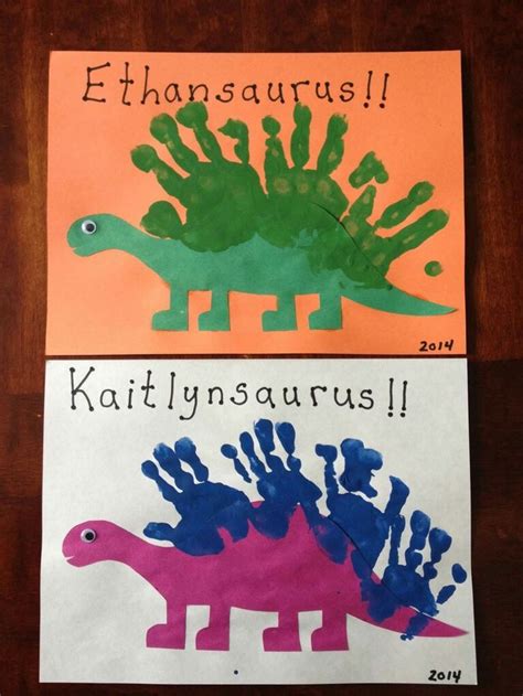 Pin by Jennie Andrews on Preschool | Preschool art projects, Dinosaur crafts preschool, Dinosaur ...