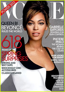 Beyonce Covers ‘Vogue’ March 2013 | Beyonce Knowles, Magazine : Just Jared