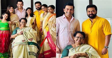 Prithviraj Sukumaran radiates Onam spirit in candid family celebration ...