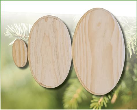 Wooden Oval Shape - TimberStyle