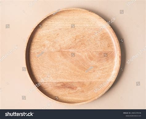 Round Wooden Craft Plate Mockup Eco Stock Photo 2065379336 | Shutterstock