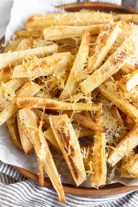 Easy Parmesan Roasted Parsnips - Eat the Gains