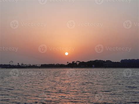 Beautiful sunset at Jeddah, Corniche. The Jeddah Corniche, also known ...