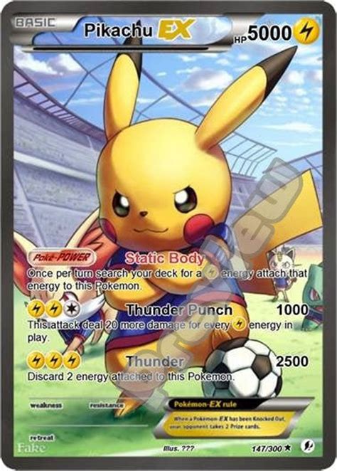 Pikachu Gx Gmax Vmax Gigantamax Ex Pokemon Card - Etsy