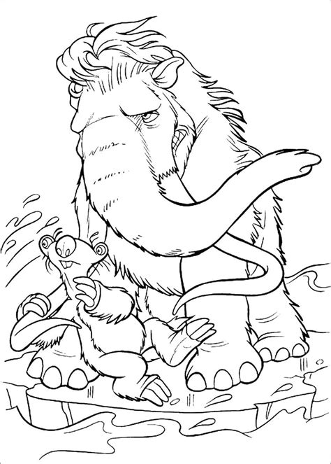 Woolly Mammoth Coloring Page for Adults - ColoringBay