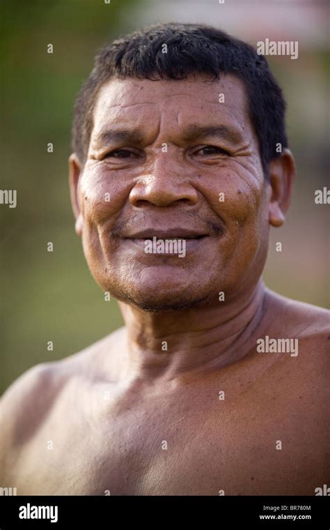 A portrait of a man working in the remote indigenous Miskito village ...