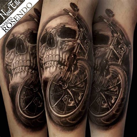 Harley Davidson Tattoo Skull